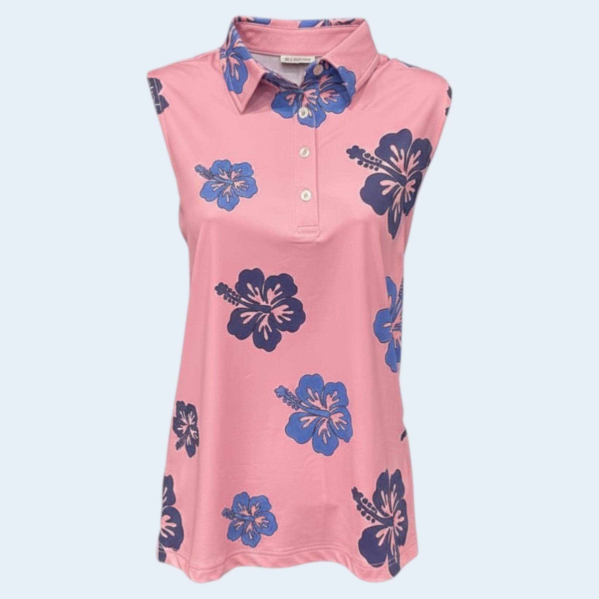 Aloha Splash Ladies Sleeveless Polo